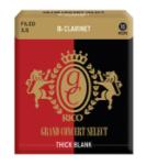 Woodwinds RGT10BCL350 Rico Grand Concert Select Thick Blank Bb Clarinet Reeds, Filed, Strength 3.5, 10 Pack
