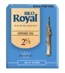 Woodwinds RIB1025 Royal by D'Addario Soprano Sax Reeds, Strength 2.5, 10-pack