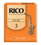 RJA1030 Rico by D'Addario Alto Sax Reeds, Strength 3, 10-pack
