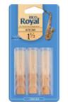 Woodwinds RJB0315 Royal by D'Addario Alto Sax Reeds, Strength 1.5, 3-pack