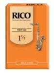 RKA1015 Rico by D'Addario Tenor Sax Reeds, Strength 1.5, 10-pack