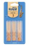 Woodwinds RKB0330 Royal by D'Addario Tenor Sax Reeds, Strength 3, 3-pack