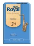 Rico Royal RKB1025 Royal by D'Addario Tenor Sax Reeds, Strength 2.5, 10-pack