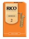 RLA1020 Rico by D'Addario Baritone Sax Reeds, Strength 2, 10-pack
