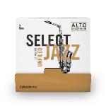 Woodwinds RRS01ASX2H-B25 D'Addario Select Jazz Unfiled Alto Saxophone Reeds, Strength 2 hard, 25 Box