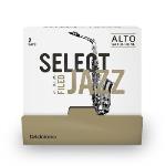 Woodwinds RSF01ASX2H-B25 D'Addario Select Jazz Filed Alto Saxophone Reeds, Strength 2 Hard, 25 Box