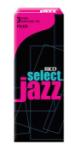 D'Addario Select Jazz Filed Baritone Saxophone Reeds, Strength 3 Hard, 5-pack
