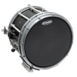 SB14MHSB Evans Hybrid-S Black Marching Snare Drum Head, 14 Inch