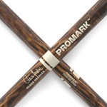 ProMark Claus Hessler ActiveGrip Clear, FireGrain Hickory Drumstick, Wood Tip Promark TXCHW-FG-AGC