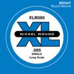 D'Addario  XLB085 Nickel Wound Bass Guitar Single String, Long Scale, .085