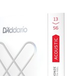 13-56 Medium, XS 80/20 Bronze Coated Acoustic Guitar Strings D'ADDARIO XSABR1356