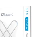 12-53 Light, XS Phosphor Bronze Coated Acoustic Guitar Strings D'ADDARIO XSAPB1253