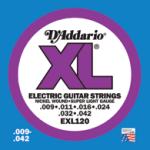 D'Addario EXL120 Nickel Wound Electric Guitar Strings, Super Light, 9-42