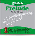 D'Addario Prelude Cello Single A String, 4/4 Scale, Medium Tension