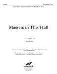 Masters in This Hall [brass quartet] Brass Qrt