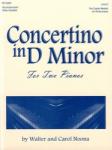 Lorenz Noona  Walter and Carol Noo Concertino in D Minor - 2 Piano  / 4 Hands