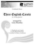 Three English Carols for String Quartet - Score