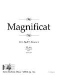 Magnificat [choral ssaa] SSAA,Solo,