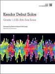 Kendor Debut Solos w/mp3 [alto sax piano accompaniment] Sax Acc
