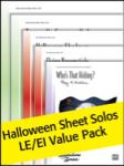 Halloween Sheet Solos LE/EI Value Pack [piano]