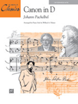 Alfred Pachelbel            Palmer  Canon in D - Piano Solo Sheet