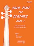 Solo Time For Strings  Bk 3