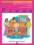 Alfred's Basic Piano Library: Musical Concepts Book - 4