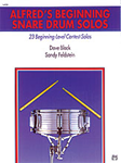 Alfred's Beginning Snare Drum Solos PERC SOLO