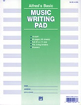 10 Stave Music Writing Pad (8 1/2" x 11") Loose Pages (3-hole punched for ring binders)