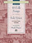 Alfred  Hayes  10 Folk Songs for Solo Voice - Mark Hayes - Medium Low Voice - Book Only