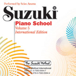 Suzuki   Seizo Azuma Suzuki Piano School Volume 5 CD Only International Edition