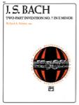 Alfred Bach Palmer  Two Part Invention No 7 In E Minor - Piano Solo Sheet