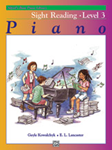Alfred's Basic Piano Library: Sight Reading Book - 3