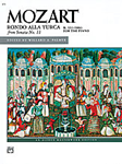 Rondo Alla Turca IMTA-F [Piano] Mozart - Palmer Edition PIANO SOL