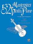 Alfred  Halle  52 Masterpieces for Violin & Piano - Violin