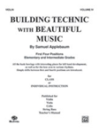 Alfred Applebaum   Building Technic with Beautiful Music Book 4 - Violin