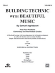 Alfred Applebaum   Building Technic with Beautiful Music Book 3 - Cello