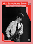 Alfred    Alto Saxophone Solos Volume 1 - Piano Accompaniment