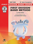 First Division Band Method, Part 1 Tenor Saxophone
