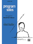 Belwin various   Glover Program Solos Level 1