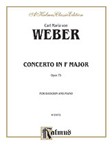 Concerto, Opus 75 in F Major [Bassoon & Piano]