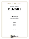 Six Duets for Two Clarinets, Vol I (Nos. 1-3)