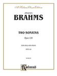 Two Sonatas, Op. 120 [Viola]