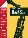 Night in Olneyville [5 Saxophones SAATBar & Double Bass, Percussion Ad Lib]