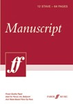Manuscript Paper: 12 Stave Full Size (8.5 X 12)