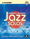 16 Moderately Challenging Jazz Solos w/cd [Alto Sax]