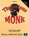 Jamey Aebersold Vol. 56 Book & CD - Thelonious Monk