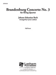 Brandenburg Concerto No. 3 for String Quartet [Violin 1, Violin 2, Viola, Cello]