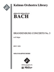 Brandenburg Concerto No. 5 in D, BWV 1050 [String Orchestra, Mixed Instrument(s)/ Voice(s) with Ense