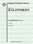 Symphony No. 1 in G minor [2+Picc.2+EH.2.2: 4.2.3.1: Tiimp: Perc(1): Hp: Str (9.8.7.6.5 in set)]